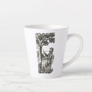 Mug with antique gardener