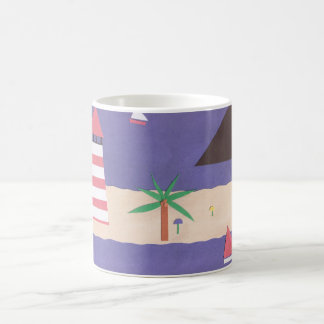 Mug with Beach and Ocean Scene