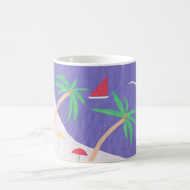 Mug with Beach Scene (Center)