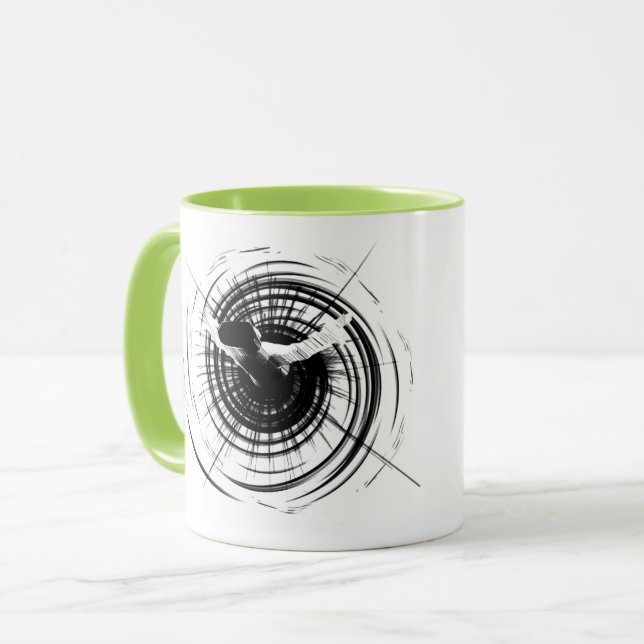 mug with beautiful poem of Rumi about love of god (Front Left)