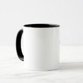 Mug with Black Handle and Lip - Left (Front Left)