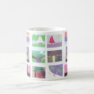 Mug with Colorful Outdoor Scenes