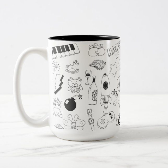 Mug With Cute Picture (Left)
