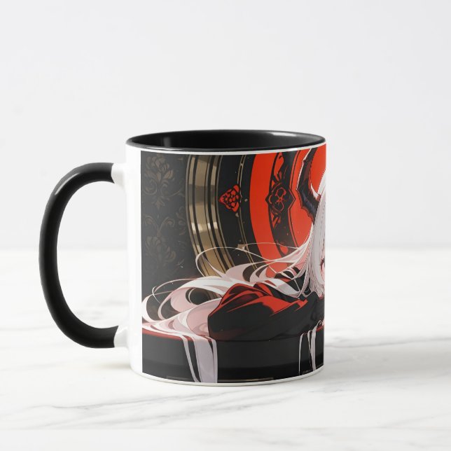 Mug with demonic anime girl (Left)