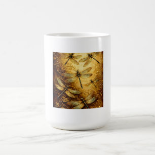 Mug with dragonfly