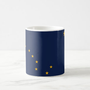 Mug with Flag of Alaska State - USA
