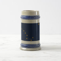 Mug with Flag of  Alaska State -USA