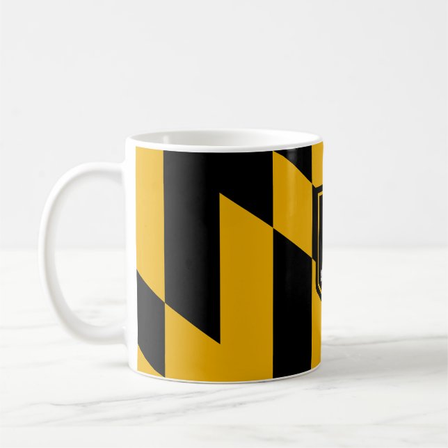 Mug with Flag of Baltimore City, Maryland, USA (Left)