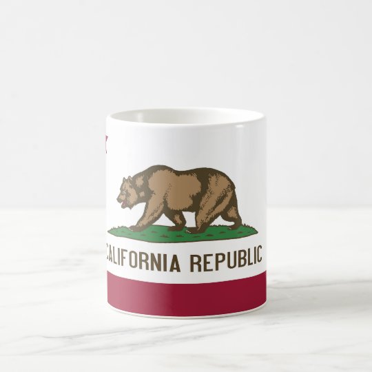Mug with Flag of California State - USA