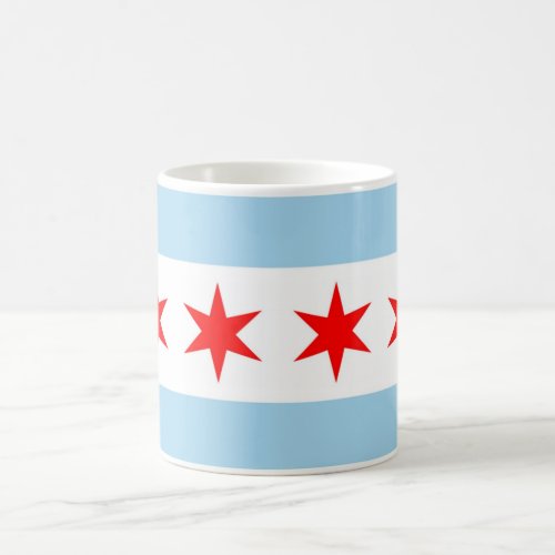 Mug with Flag of Chicago _ USA