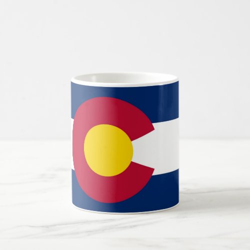 Mug with Flag of  Colorado State _ USA