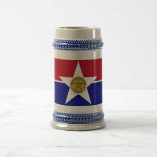 Mug with Flag of Dallas City,Texas, USA