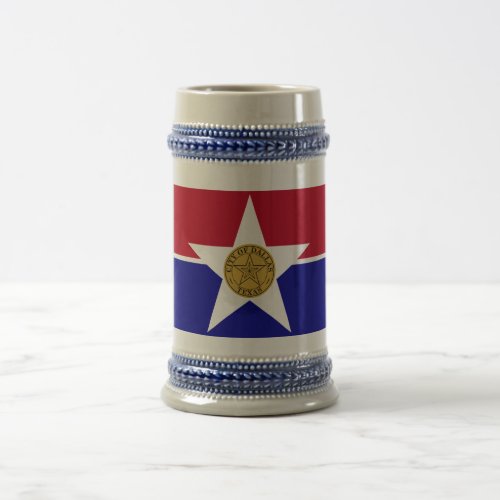 Mug with Flag of Dallas CityTexas USA