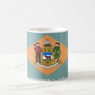 Mug with Flag of  Delaware State - USA