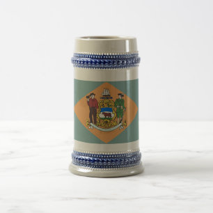 Mug with Flag of Delaware State -USA