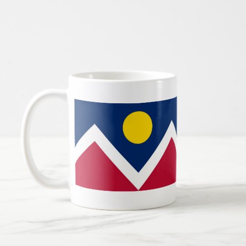 Mug with Flag of  Denver Colorado State _ USA