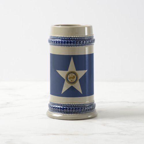 Mug with Flag of Houston CityTexas USA