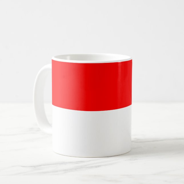 Mug with Flag of Indonesia (Front Left)