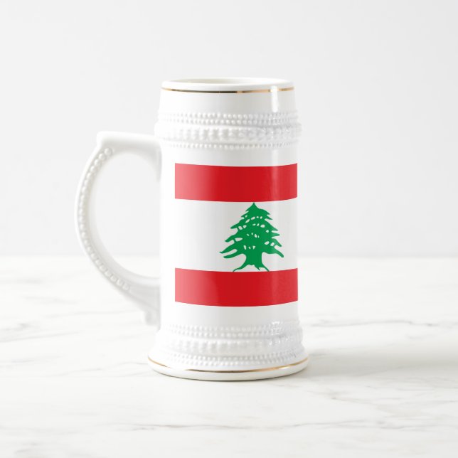 Mug with Flag of Lebanon (Left)