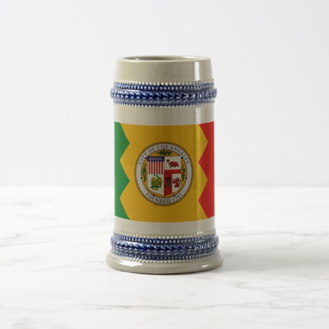Mug with Flag of Los Angeles, California (Center)