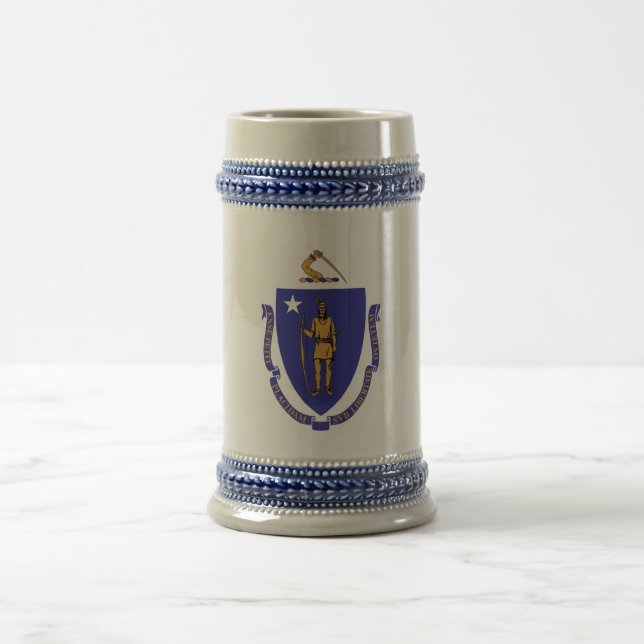 Mug with Flag of Massachusetts State -USA (Center)