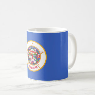 Mug with Flag of Minnesota State - USA