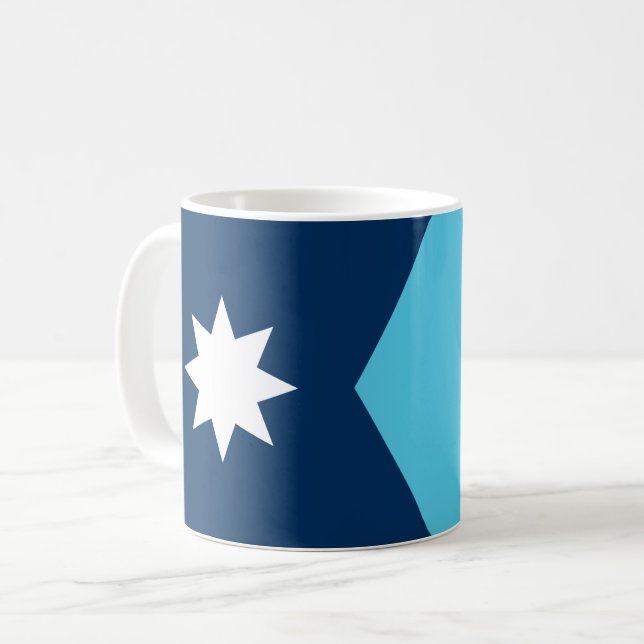 Mug with Flag of Minnesota, USA (Front Left)