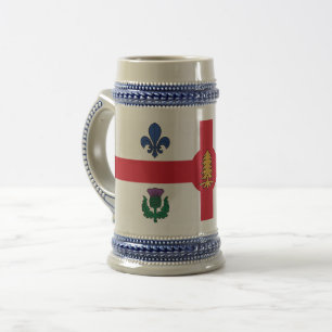 Mug with Flag of Montreal, Canada