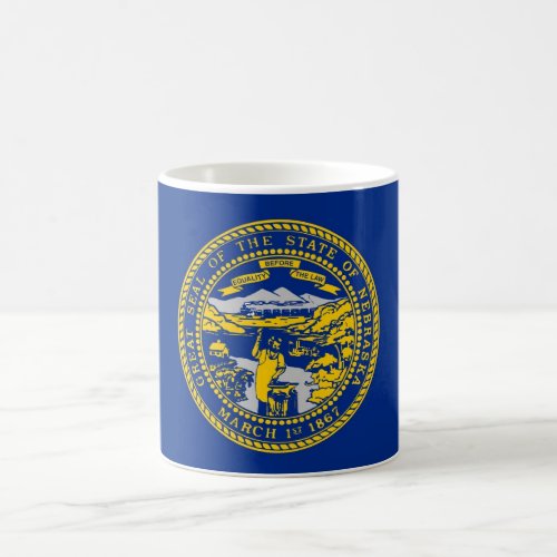 Mug with Flag of Nebraska State _ USA