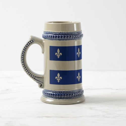 Mug with Flag of Quebec Canada