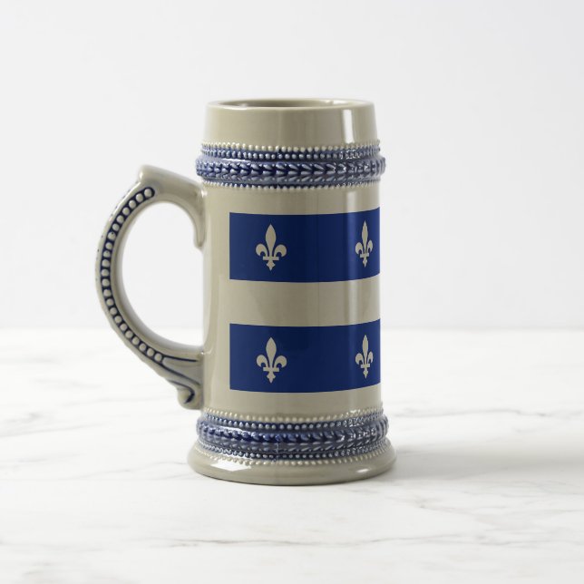 Mug with Flag of Quebec, Canada (Left)
