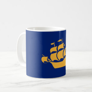 Mug with Flag of Quebec City, Canada