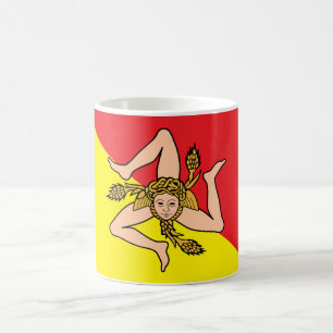 Mug with Flag of Sicily, Italy