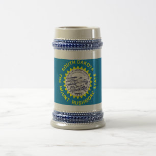 Mug with Flag of South Dakota State -USA