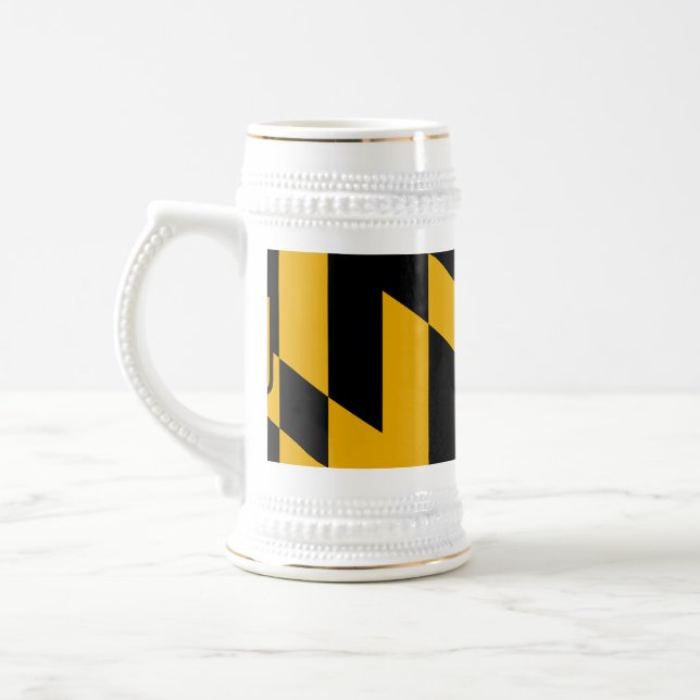 Mug with Flag of the Baltimore City, Maryland, USA (Left)