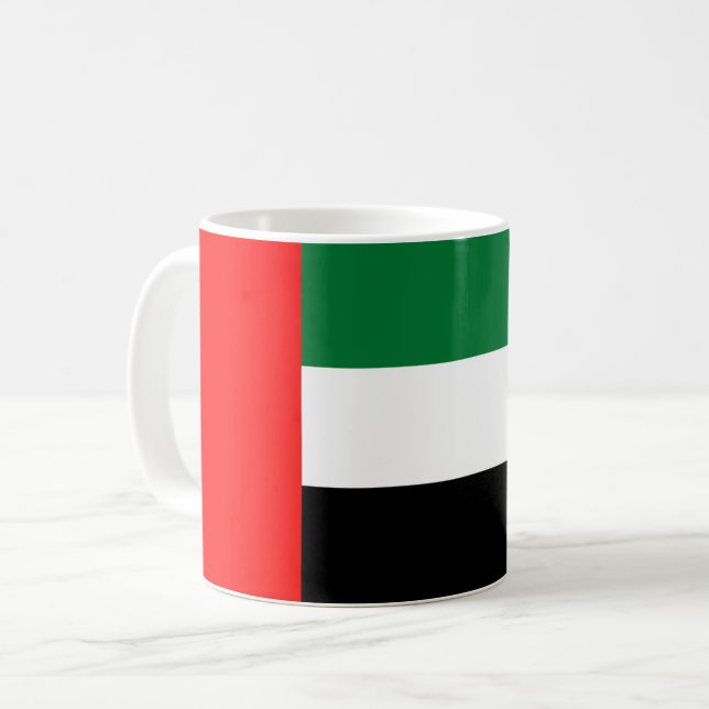 Mug with Flag of United Arab Emirates (Front Left)