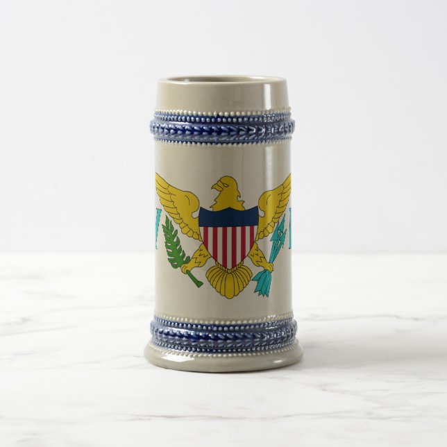 Mug with Flag of Virgin Islands - USA (Center)