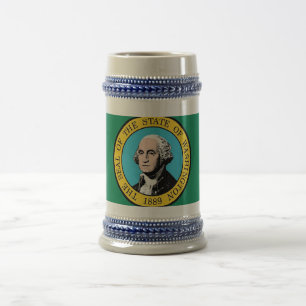 Mug with Flag of Washington State -USA