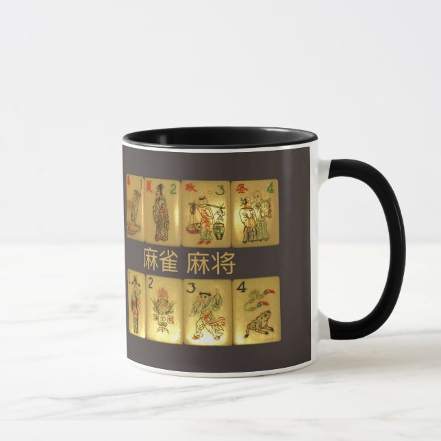 Mug with Flower & Season tiles (Right)