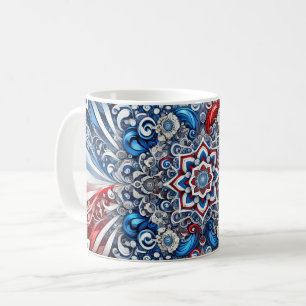 Mug with French Colors Design