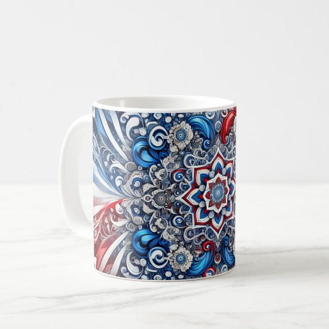 Mug with French Colors Design (Front Left)