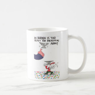 Mug with funny church signs with animation