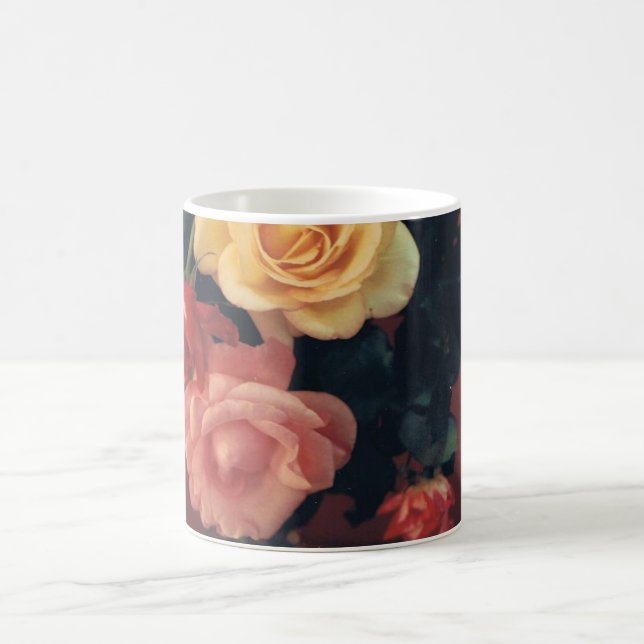 Mug with Giant Rose Pattern (Center)
