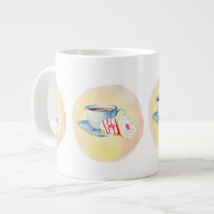 Mug with Image of Coffee & Donuts
