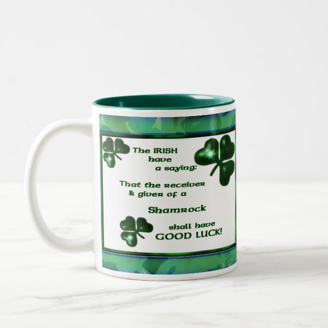 Mug with Irish Saying (Left)