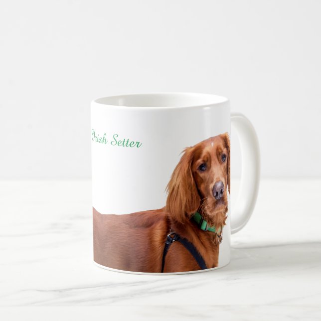 Mug with Irish Setter (Front Right)