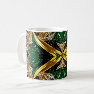 Mug with Jamaican Colors Design