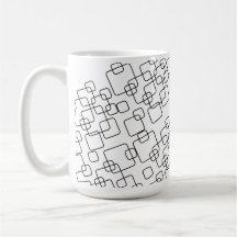 Mug with line pattern