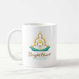 Mug with Male Brightheart Meditation logo