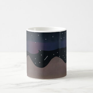 Mug with Nighttime Mountain Scene